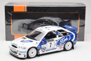 Ford Escort WRC #7 J. Kankkunen / J. Repo RAC Rally 1998 IXO 1:18 18RMC170A Metal — billede 6 af 6