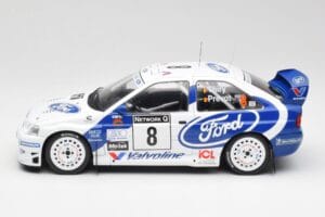 Ford Escort WRC #8 B. Thiry / S. Prevot RAC Rally 1998 IXO 1:18 18RMC170B Metal — billede 3 af 6