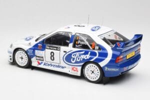 Ford Escort WRC #8 B. Thiry / S. Prevot RAC Rally 1998 IXO 1:18 18RMC170B Metal — billede 5 af 6