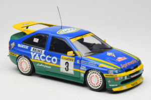 Ford Escort #3 Yacco L. Bernardini / B. Occelli Rally Monte Carlo Winners 1996 UT Models 1:18 180968203-R1 Metal — billede 6 af 8