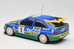 Ford Escort #3 Yacco L. Bernardini / B. Occelli Rally Monte Carlo Winners 1996 UT Models 1:18 180968203-R1 Metal — billede 7 af 8