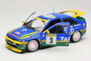 Ford Escort #3 Yacoo P. Bernardini / B. Occelli Rally Monte Carlo 1996 Winner UT Models 1:18 180968203 Metal — billede 2 af 8