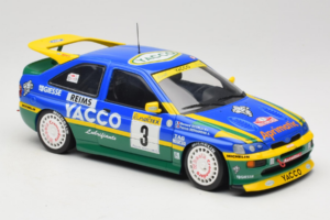Ford Escort #3 Yacoo P. Bernardini / B. Occelli Rally Monte Carlo 1996 Winner UT Models 1:18 180968203 Metal — billede 6 af 8