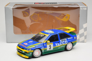 Ford Escort #3 Yacoo P. Bernardini / B. Occelli Rally Monte Carlo 1996 Winner UT Models 1:18 180968203 Metal — billede 8 af 8