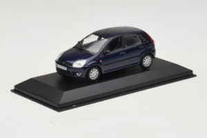 Ford Fiesta Mk5 4-Door Mørkeblå Minichamps 1:43 FIESTA001 Metal — billede 2 af 4