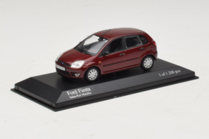 Ford Fiesta Mk5 Rød Metallic Minichamps 1:43 400081101 Metal — billede 2 af 4