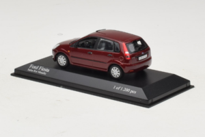 Ford Fiesta Mk5 Rød Metallic Minichamps 1:43 400081101 Metal — billede 3 af 4
