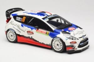 Ford Fiesta RS WRC #11 B. Bouffier / X. Panseri Rally Monte Carlo 2014 Minichamps 1:18 151140811 Metal — billede 4 af 6