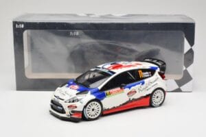 Ford Fiesta RS WRC #11 B. Bouffier / X. Panseri Rally Monte Carlo 2014 Minichamps 1:18 151140811 Metal — billede 6 af 6