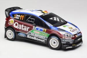 Ford Fiesta WRC #11 T. Neuville / N. Gilsoul Rally Mexico 2013 Minichamps 1:18 151130811 Metal — billede 4 af 6