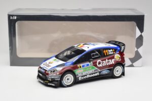 Ford Fiesta WRC #11 T. Neuville / N. Gilsoul Rally Mexico 2013 Minichamps 1:18 151130811 Metal — billede 6 af 6