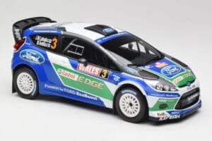 Ford Fiesta WRC #3 J-M. Latvala / M. Anttila Rally Great Britain Winner 2012 Minichamps 1:18 151120803 Metal — billede 4 af 6
