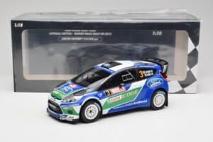 Ford Fiesta WRC #3 J-M. Latvala / M. Anttila Rally Great Britain Winner 2012 Minichamps 1:18 151120803 Metal — billede 6 af 6