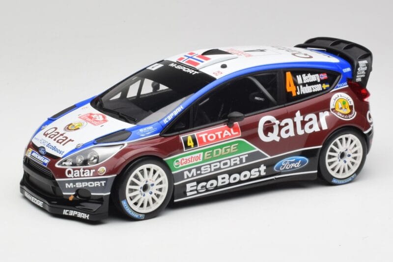 Ford Fiesta WRC #4 M. Ostberg / J. Andersson Rally Monte Carlo 2013 Minichamps 1:18 151130804 Metal