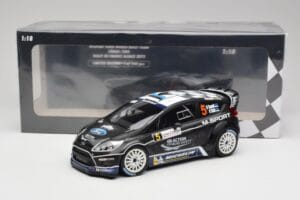 Ford Fiesta WRC #5 O. Tanak / R. Sikk Rally France 2012 Minichamps 1:18 151120805 Metal — billede 6 af 6