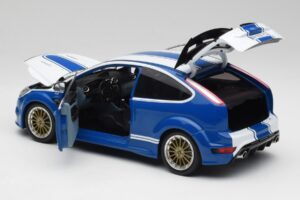 Ford Focus RS Mk2 LM Classic Blå Capri RS2600 Tribute Minichamps 1:18 100080072 Metal — billede 5 af 8