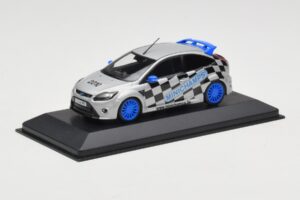 Ford Focus RS Mk2 Promo Blue Wheels Minichamps 1:43 FORD002 Metal — billede 2 af 4