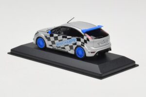Ford Focus RS Mk2 Promo Blue Wheels Minichamps 1:43 FORD002 Metal — billede 3 af 4