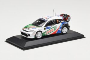 Ford Focus RS WRC #7 M. Martin / M. Park Winner Rally Catalunya 2004 Minichamps 1:43 400048497 Metal — billede 2 af 4