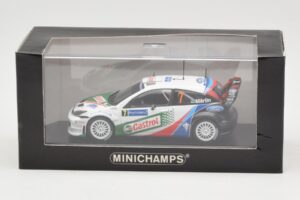 Ford Focus RS WRC #7 M. Martin / M. Park Winner Rally Catalunya 2004 Minichamps 1:43 400048497 Metal — billede 4 af 4