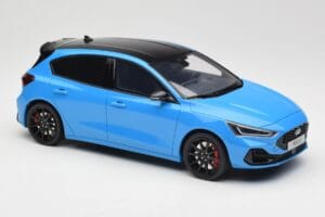 Ford Focus ST Edition Mk4 Azure Blue Otto 1:18 OT1186 Resin — billede 4 af 6