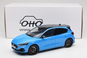 Ford Focus ST Edition Mk4 Azure Blue Otto 1:18 OT1186 Resin — billede 6 af 6