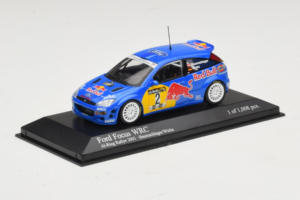 Ford Focus WRC #2 R. Baumgartner / B. Wichs Red Bull Rally Austria 2001 Minichamps 1:43 430008907 Metal — billede 2 af 5