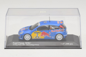 Ford Focus WRC #2 R. Baumgartner / B. Wichs Red Bull Rally Austria 2001 Minichamps 1:43 430008907 Metal — billede 4 af 5