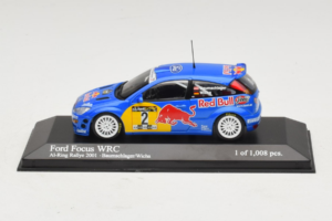 Ford Focus WRC #2 R. Baumgartner / B. Wichs Red Bull Rally Austria 2001 Minichamps 1:43 430008907 Metal