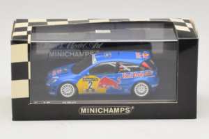 Ford Focus WRC #2 R. Baumgartner / B. Wichs Red Bull Rally Austria 2001 Minichamps 1:43 430008907 Metal — billede 5 af 5