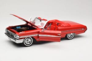 Ford Galaxie 500 Cabriolet Rød Sun Star 1:18 1420 Metal — billede 2 af 8