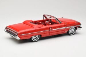 Ford Galaxie 500 Cabriolet Rød Sun Star 1:18 1420 Metal — billede 3 af 8