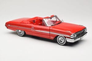 Ford Galaxie 500 Cabriolet Rød Sun Star 1:18 1420 Metal — billede 6 af 8