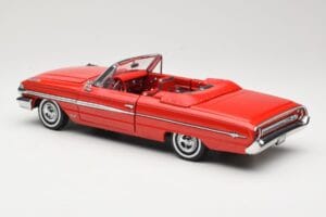 Ford Galaxie 500 Cabriolet Rød Sun Star 1:18 1420 Metal — billede 7 af 8