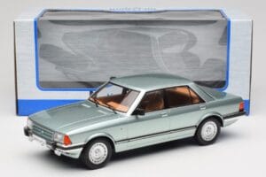 Ford Granada Mk2 2.8 Ghia Light Green Metallic MCG 1:18 MCG18535 Metal — billede 6 af 6