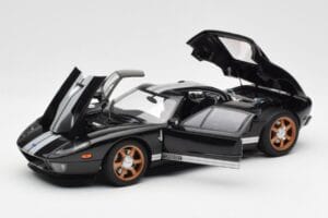 Ford GT Sort Med Hvide Striber AUTOart 1:18 73023 Metal — billede 2 af 8