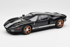 Ford GT Sort Med Hvide Striber AUTOart 1:18 73023 Metal