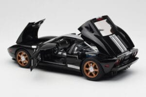 Ford GT Sort Med Hvide Striber AUTOart 1:18 73023 Metal — billede 5 af 8