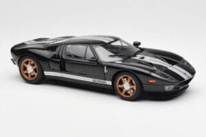 Ford GT Sort Med Hvide Striber AUTOart 1:18 73023 Metal — billede 6 af 8