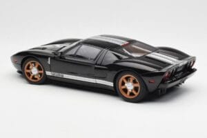 Ford GT Sort Med Hvide Striber AUTOart 1:18 73023 Metal — billede 7 af 8