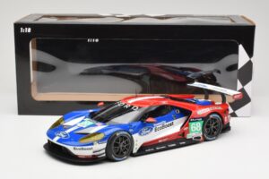 Ford GT GTE #68 D. Muller / J. Hand / S. Bourdais Chip Ganassi Racing LMGTE Pro 24 Hours of Le Mans 2016 Winner Minichamps 1: — billede 6 af 6