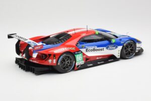 Ford GT GTE Chip Ganassi UK #66 O. Pla / S. Mucke / B. Johnson 24 Hours of Le Mans 2016 Minichamps 1:18 155168666 Metal — billede 2 af 6