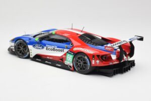 Ford GT GTE Chip Ganassi UK #66 O. Pla / S. Mucke / B. Johnson 24 Hours of Le Mans 2016 Minichamps 1:18 155168666 Metal — billede 5 af 6