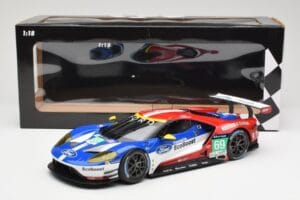 Ford GT GTE Chip Ganassi USA #69 R. Briscoe / R. Westbrook / S. Dixon 24 Hours of Le Mans 2016 Minichamps 1:18 155168669 Meta — billede 6 af 6