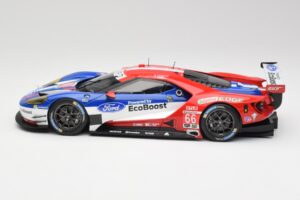 Ford GT #68 D. Muller / J. Hand / S. Bourdais LMGTE Pro Winner 24 Hours of Le Mans 2016 Minichamps 1:18 4012138143098 Metal — billede 3 af 6