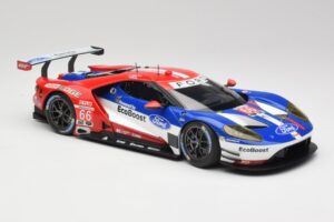 Ford GT #68 D. Muller / J. Hand / S. Bourdais LMGTE Pro Winner 24 Hours of Le Mans 2016 Minichamps 1:18 4012138143098 Metal — billede 4 af 6
