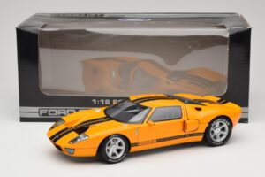 Ford GT Orange Beanstalk Group 1:18 686500597 Metal — billede 8 af 8
