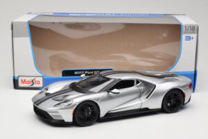 Ford GT Sølv Maisto 1:18 31384 Metal — billede 8 af 8