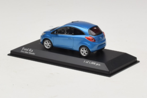 Ford Ka Blue Metallic Minichamps 1:43 400088202 Metal — billede 3 af 4
