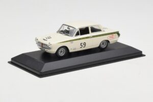 Ford Lotus Cortina Mk1 #59 J. Clark / R. Parsons Sebring 12 Hours 1964 Minichamps 1:43 400648259 Metal — billede 2 af 4
